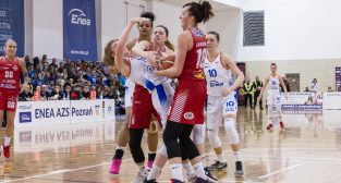 Enea AZS Poznań – TS Ostrovia Ostrów Wlkp. 69:68 - Poznań 2 Foto: LepszyPOZNAN.pl / Paweł Rychter