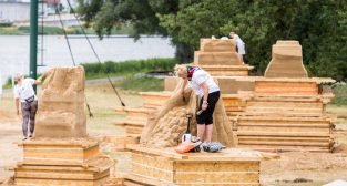 Poznań Sand Festival 2019, czyli Festiwalu Rzeźby Piaskowej - Foto: LepszyPOZNAN.pl / Paweł Rychter