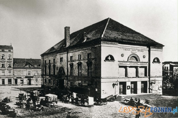 Dawny Teatr Miejski w miejscu dzisiejszej Arkadii