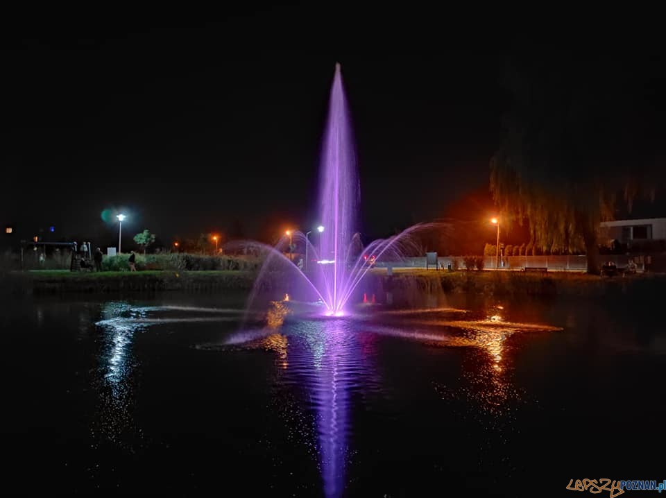 Nowa fontanna w Więckowicach Foto: UG Dopiewo